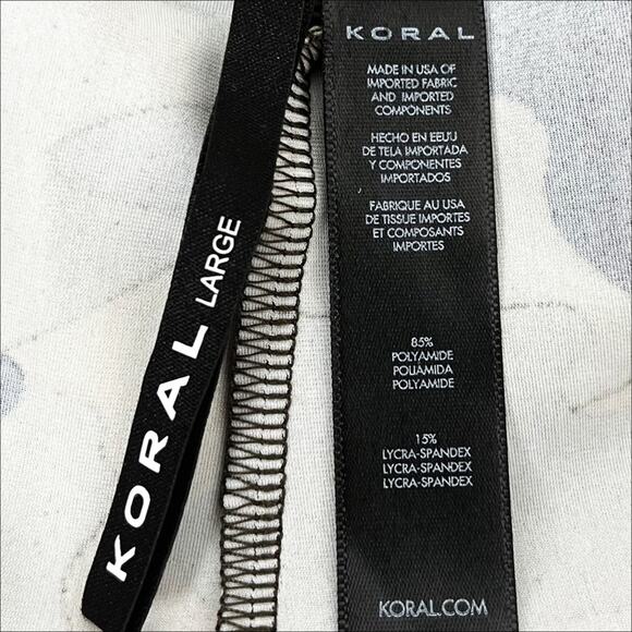 Koral Black Tan & Olive Camouflage Lustrous High Rise Leggings Size Medium NWT - Picture 15 of 16